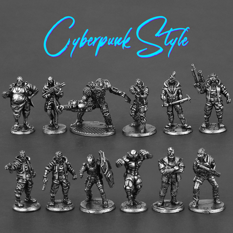 Tech Accessories Products - Futuristic Tech Cyberpunk Style Metal Soldier