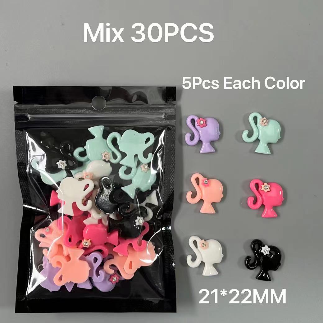 Y2K Tech Accessories - Cute Cartoon Resin Candy Glitter Diamond