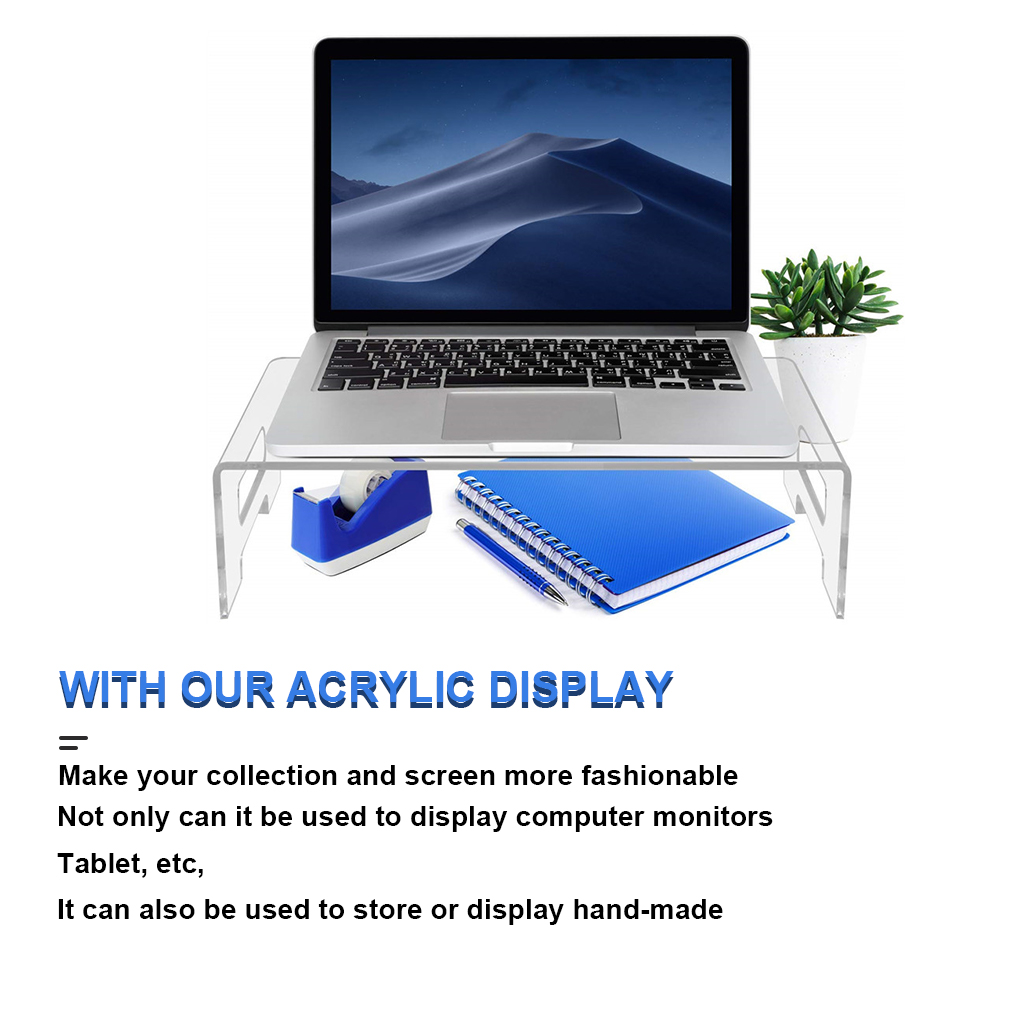 Laptop Stand Acrylic Premium M - Laptop Stand Bamboo recension och pris