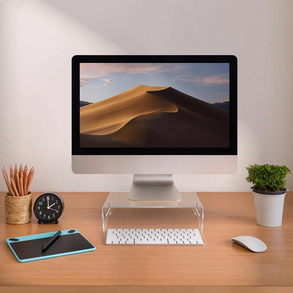 Laptop Stand Acrylic Premium M - Laptop Stand Bamboo recension och pris