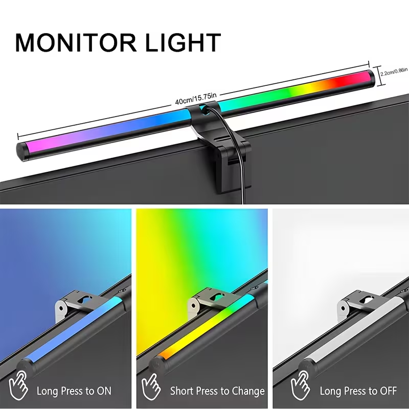 Monitor Light Bar RGB Lightbar - Tech Desktop Accessories recension och pris