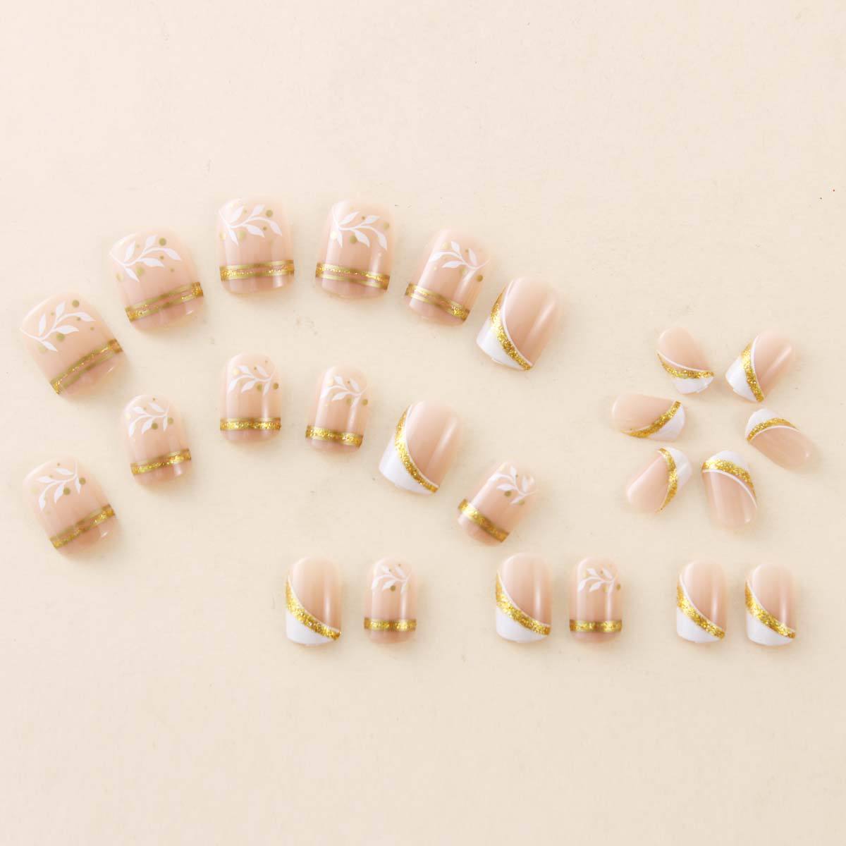 Nude Short Square Press On Nai - Nail Tech Accessories recension och pris