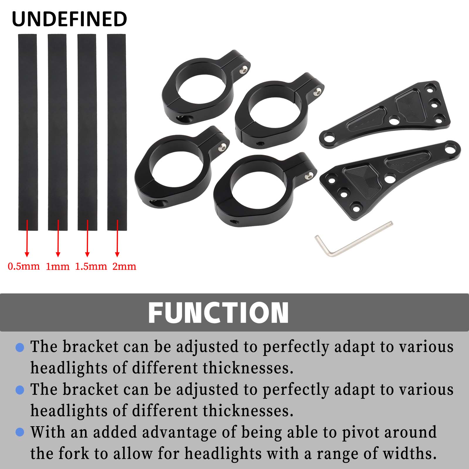 33mm-58mm Headlight Bracket Mo - Tech Q recension och pris