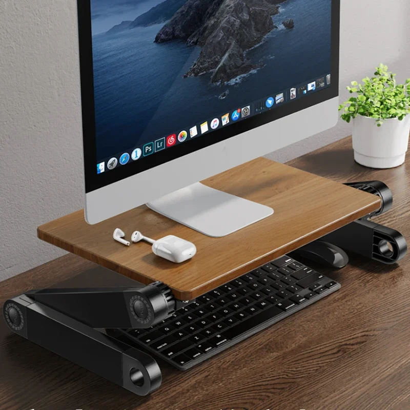 Solid Wood Laptop Height Stand - Laptop Stand Bamboo recension och pris