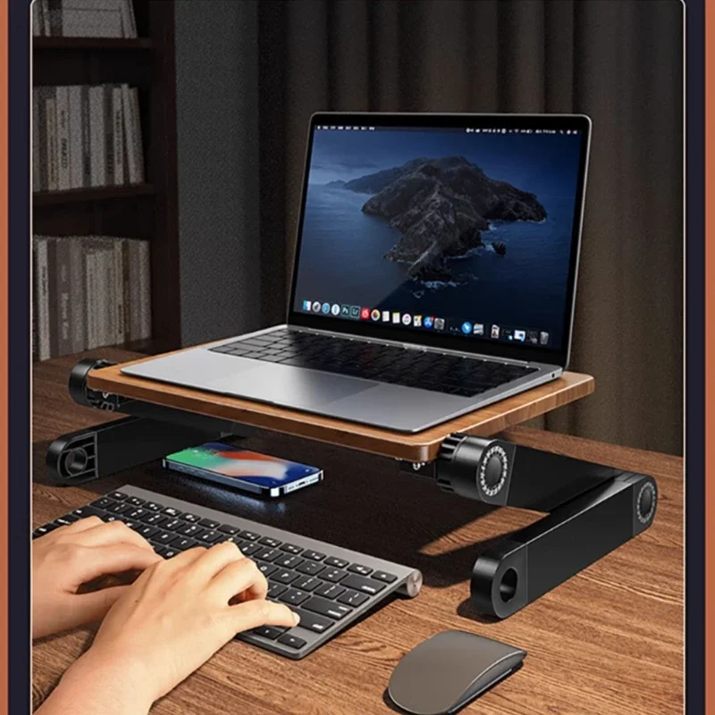 Solid Wood Laptop Height Stand - Laptop Stand Bamboo recension och pris