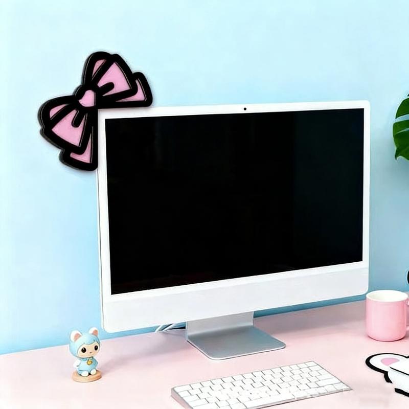 New 1/2Pcs Wooden Bowknot PC A - Tech Desktop Accessories recension och pris
