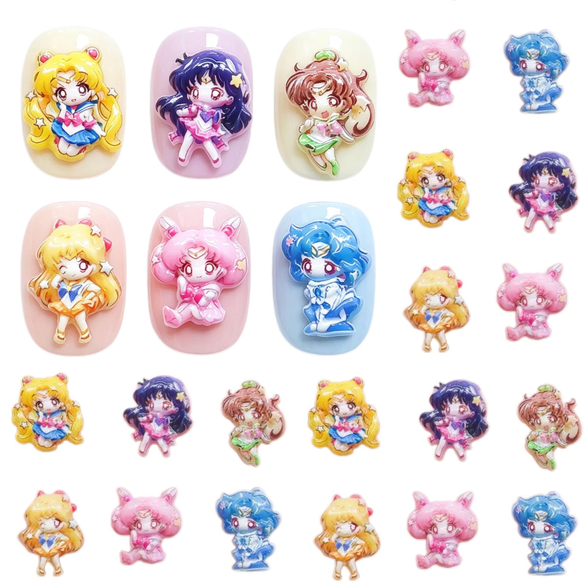 30/100pcs Cartoon for Sailor M - Nail Tech Accessories recension och pris