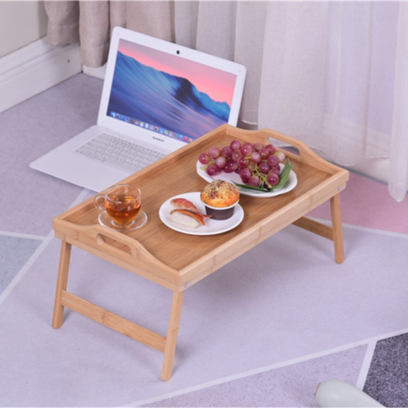Portable Bamboo Wood Bed Tray  - Laptop Stand Bamboo recension och pris