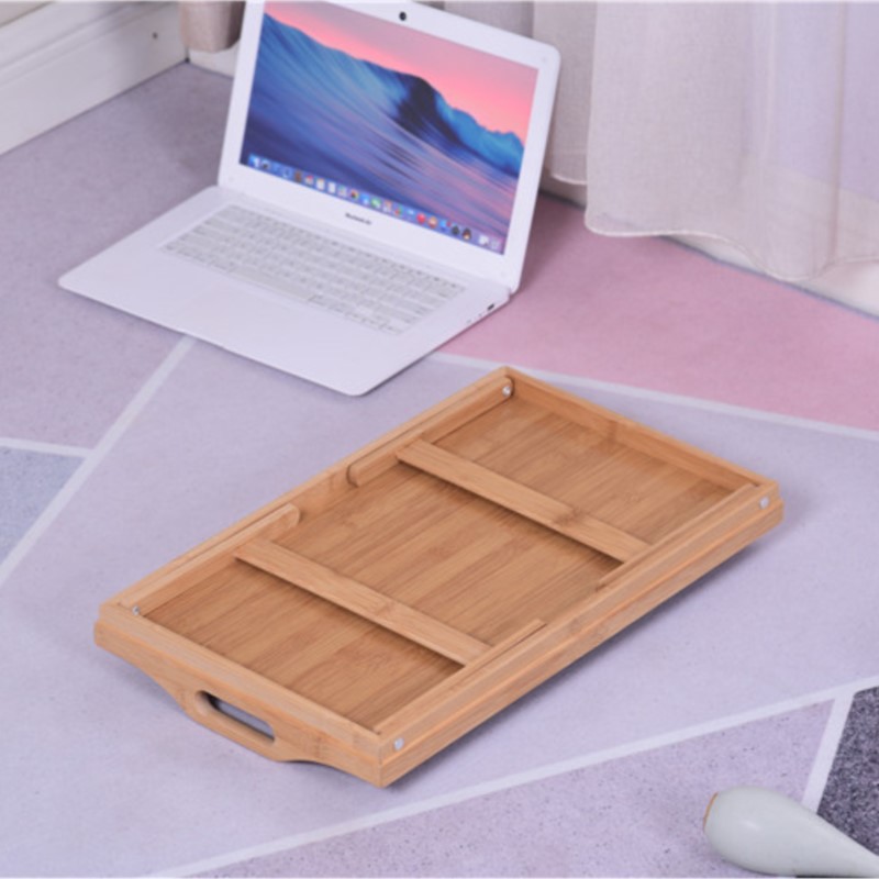Portable Bamboo Wood Bed Tray  - Laptop Stand Bamboo recension och pris