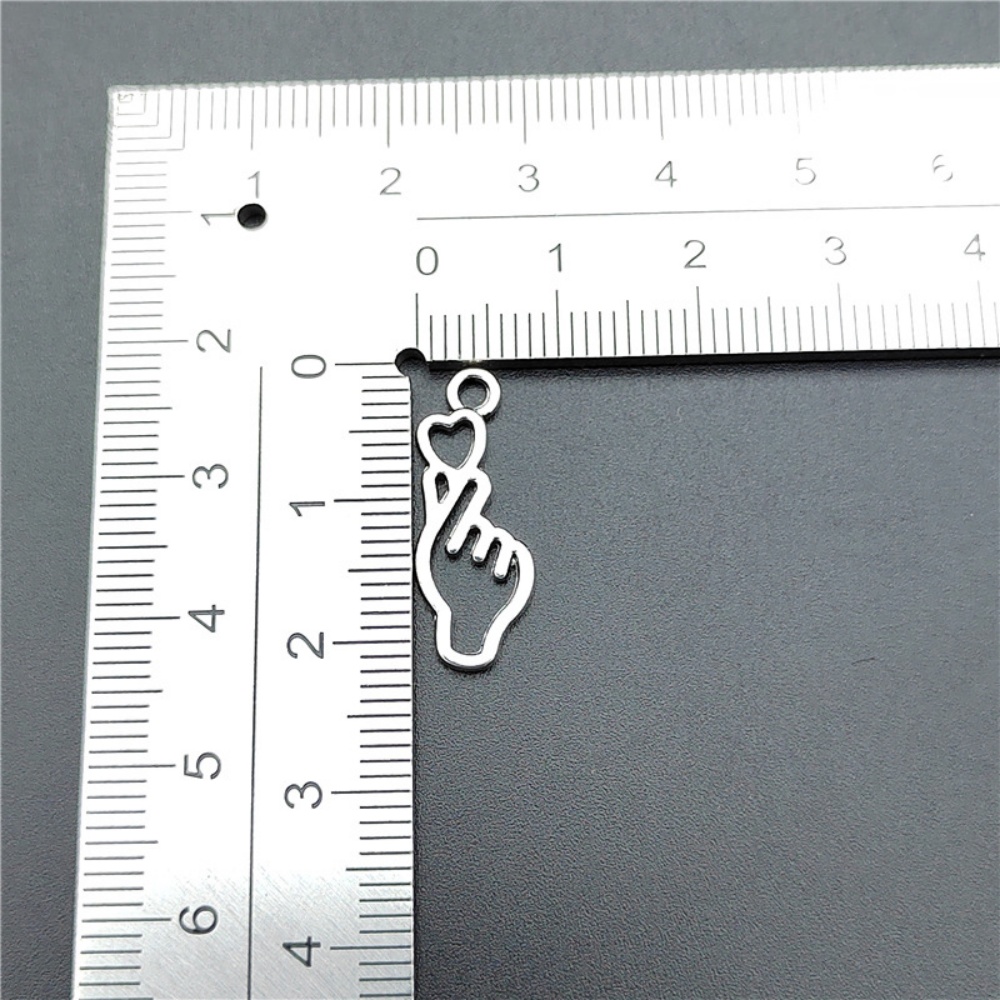 10-100pcs Finger Heart Diy Jew - Y2K Tech Accessories recension och pris