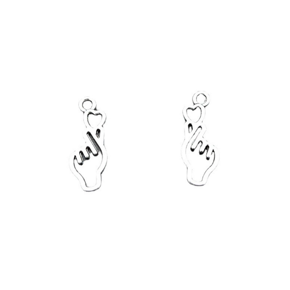 10-100pcs Finger Heart Diy Jew - Y2K Tech Accessories recension och pris