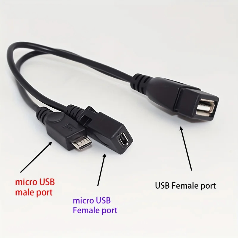 2-in-1 OTG USB to Micro USB Sp - Tech Accessories For A Tablet recension och pris