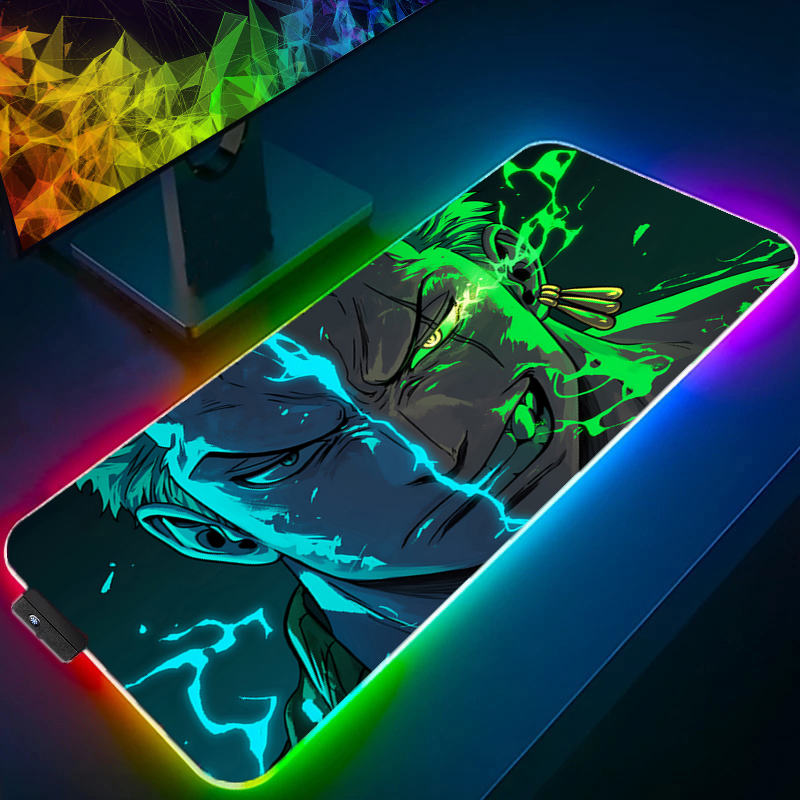 ONE PIECE Zoro Mouse Pad RGB G - Tech Accessories Desk recension och pris