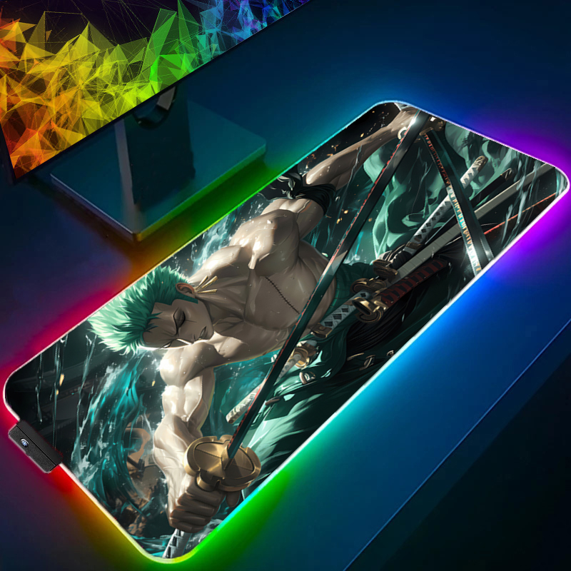 ONE PIECE Zoro Mouse Pad RGB G - Tech Accessories Desk recension och pris