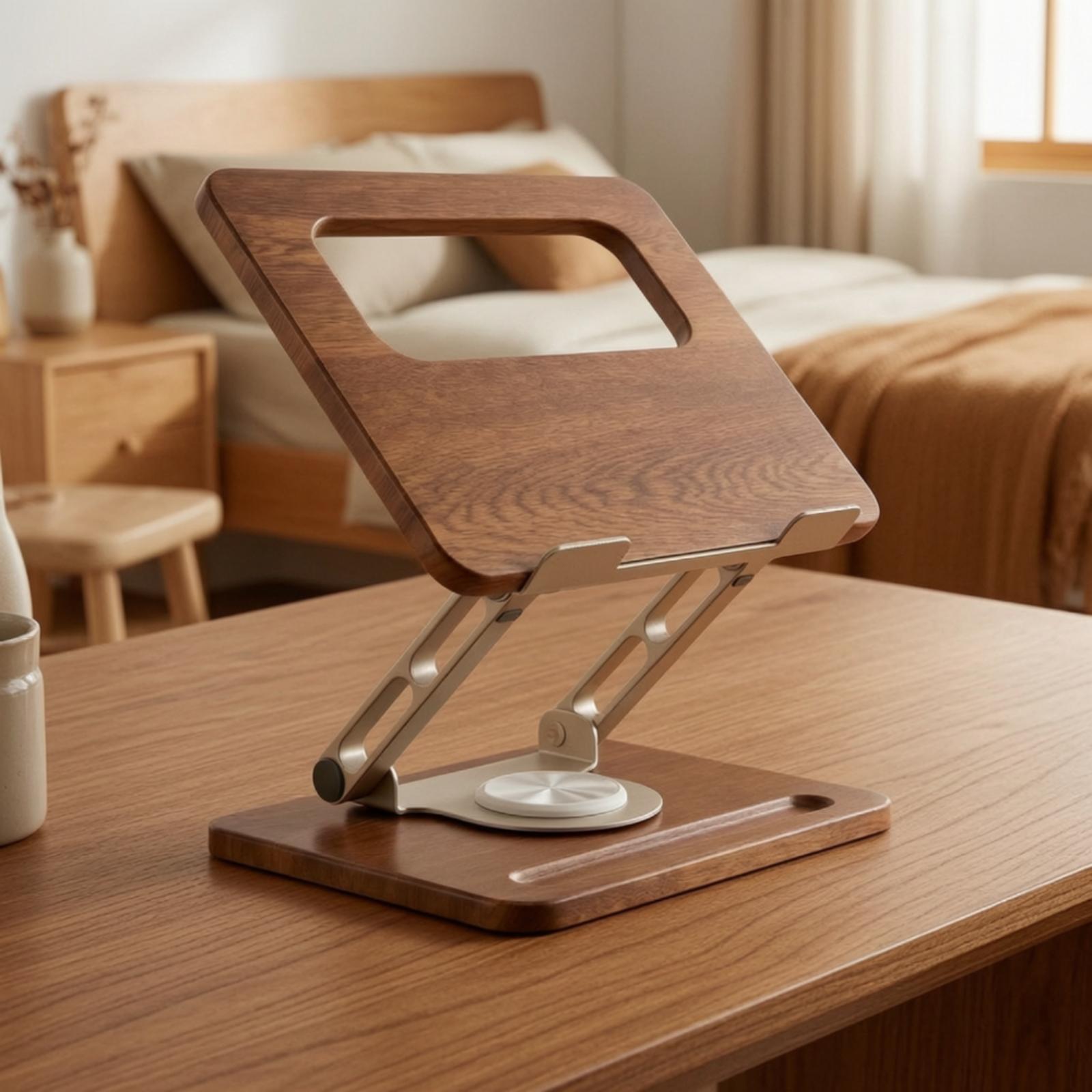 Laptop Stand Desktop Laptop St - Laptop Stand Bamboo recension och pris
