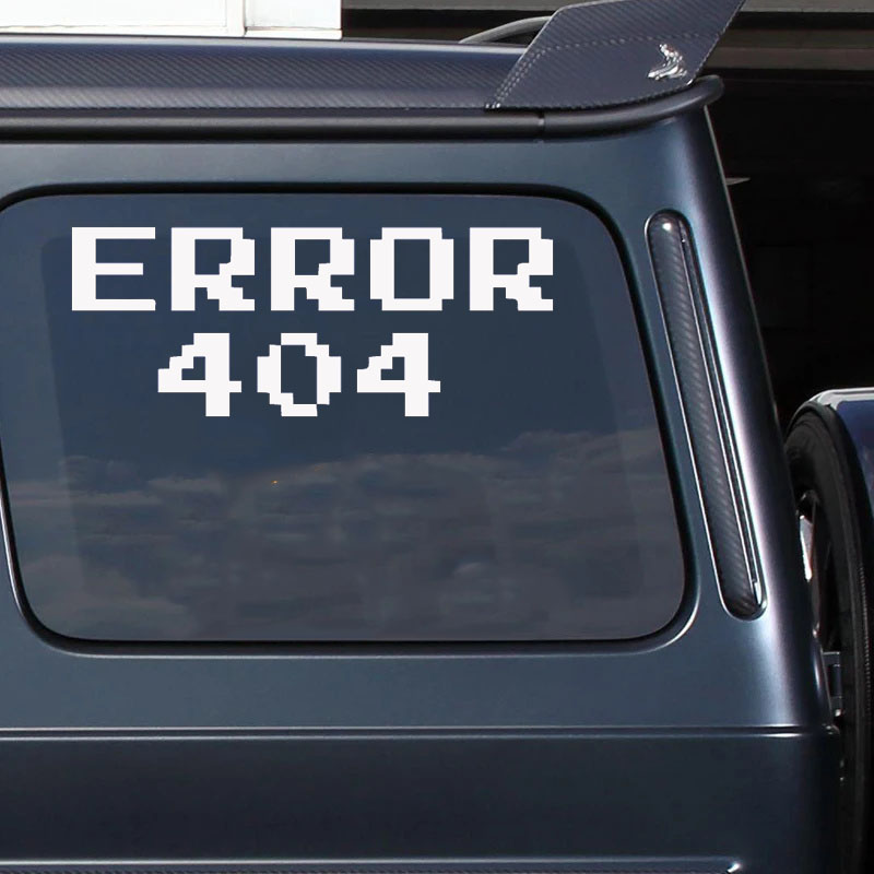 Error 404 Pixel Font Car Stick - Tech Accessories For Laptop recension och pris