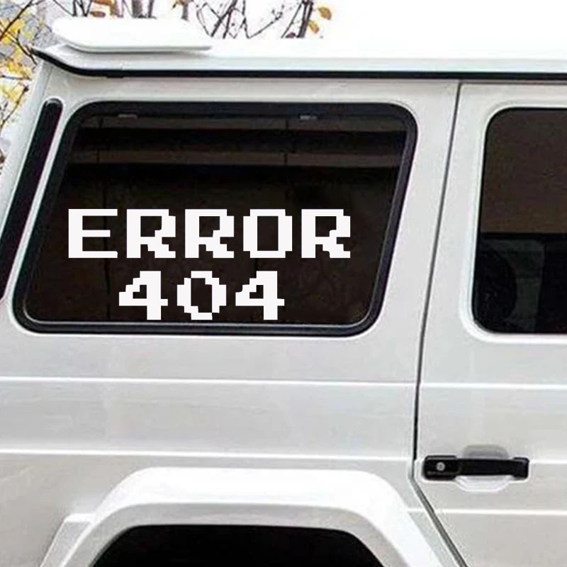 Error 404 Pixel Font Car Stick - Tech Accessories For Laptop recension och pris