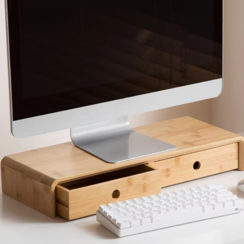 Bamboo Laptop Monitor Riser Ec - Laptop Stand Bamboo recension och pris