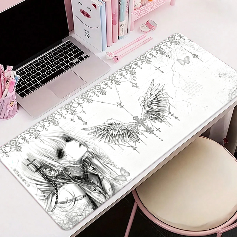 Leather Mousepad Black White A - Tech Accessories Desk recension och pris