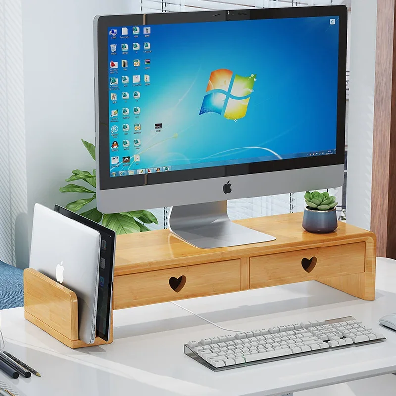 Natural Bamboo Desk Stand Nord - Laptop Stand Bamboo recension och pris