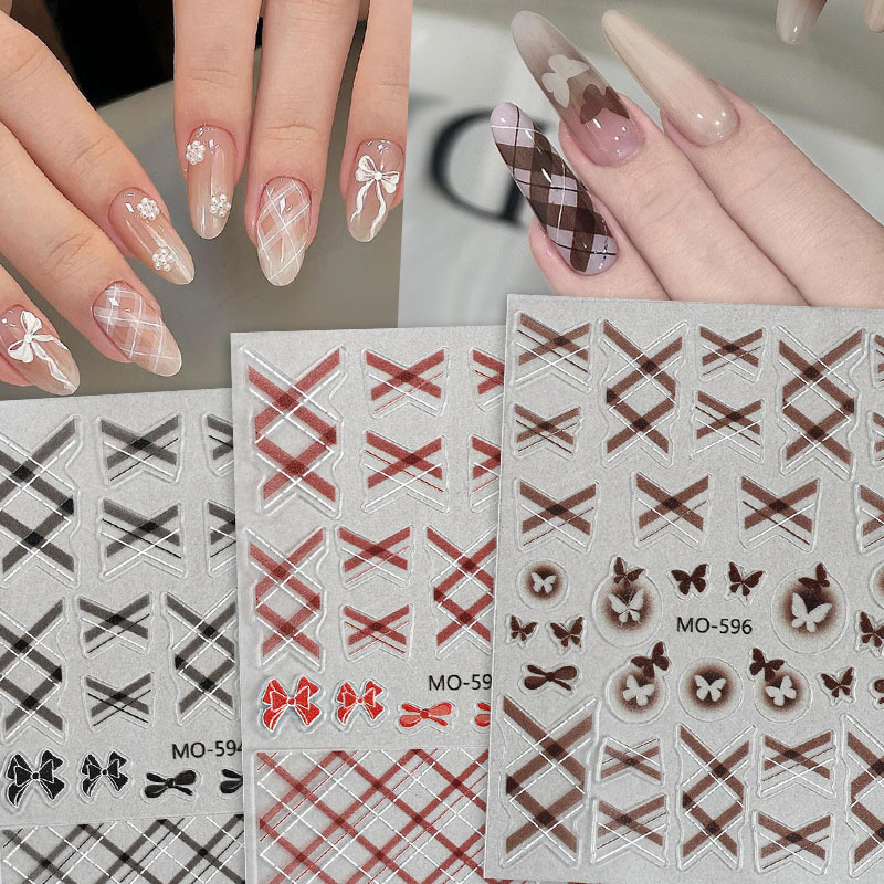 1pc White Bowknot Nail Art Dec - Y2K Tech Accessories recension och pris