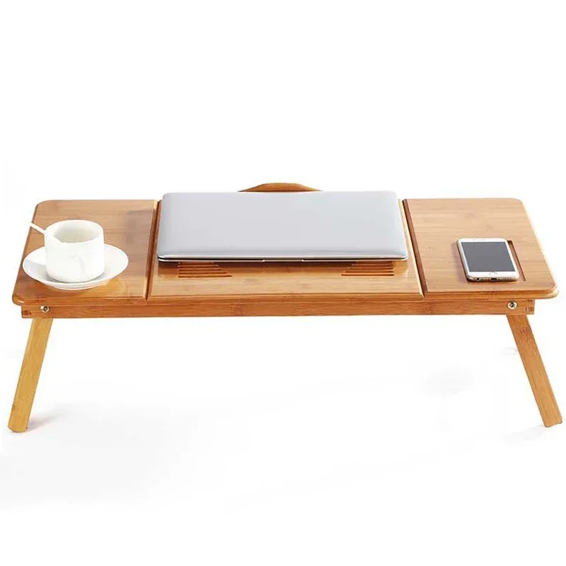 Adjustable Bamboo Laptop Desk/ - Laptop Stand Bamboo recension och pris