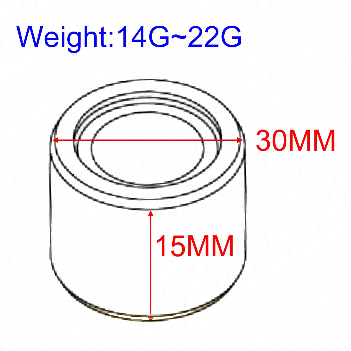 30X15 14G 16G 18G Variator Rol - Tech Q recension och pris