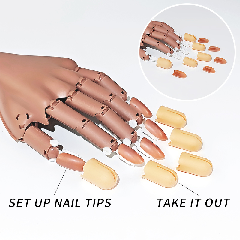 Nail Fake Practice Hand Movabl - Tech Accessories Products recension och pris