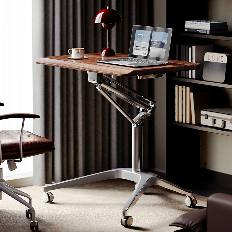 Pneumatic Standing Desk, Heigh - Laptop Stand Bamboo recension och pris