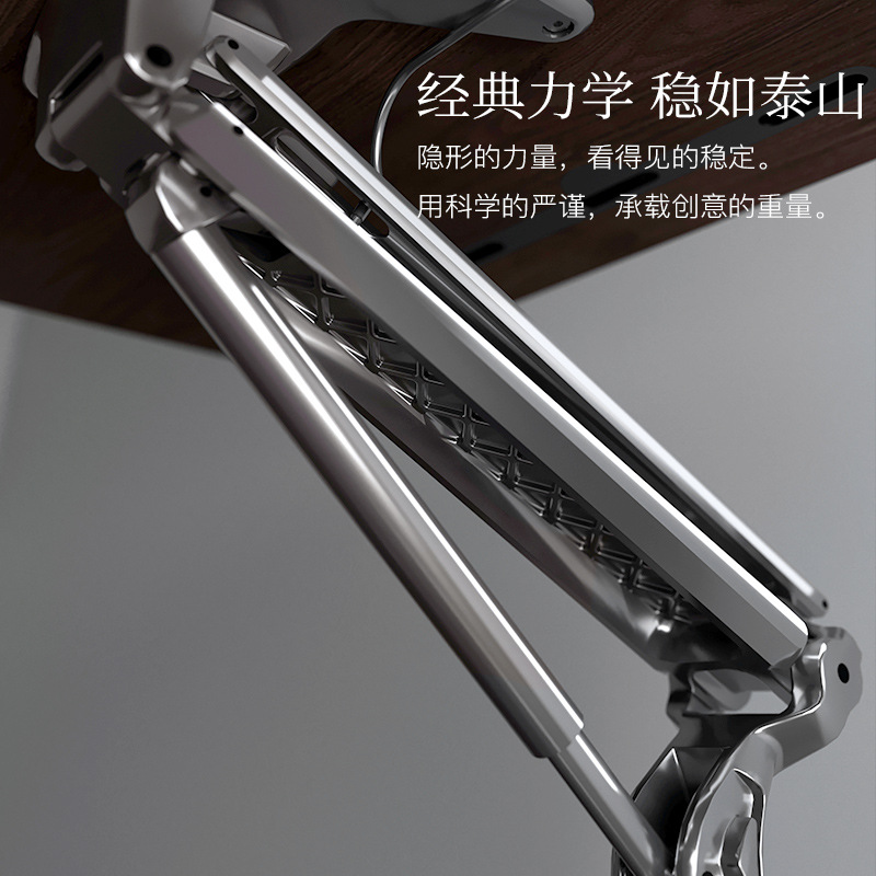 Pneumatic Standing Desk, Heigh - Laptop Stand Bamboo recension och pris