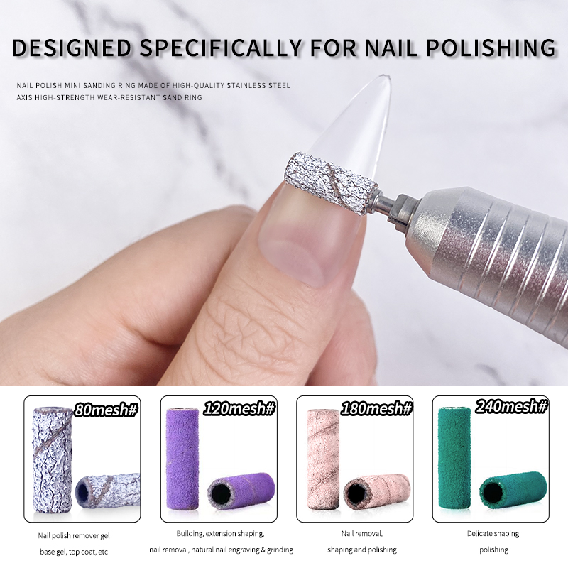 Nail Sanding Bands Rings Cap M - Tech Accessories Products recension och pris