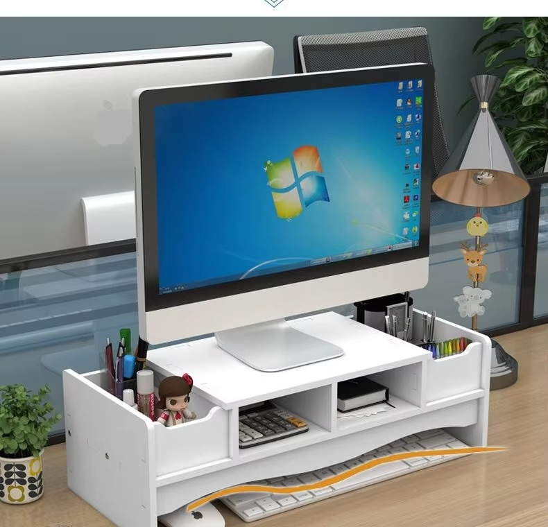 &cSpace Saving 2 Tier Bamboo L - Laptop Stand Bamboo recension och pris